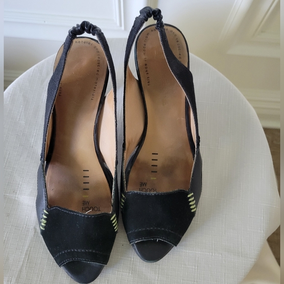 Terra Plana, Size 38, Black, Suede and Canvas Material - Picture 3 of 7